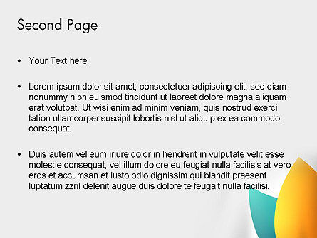 Modello PowerPoint - Due petali astratto, Slide 2, 13344, Astratto/Texture — PoweredTemplate.com