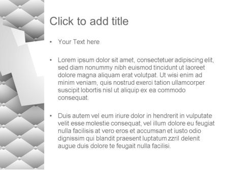 Plantilla de PowerPoint - blanco acolchado, Diapositiva 3, 13352, Abstracto / Texturas — PoweredTemplate.com