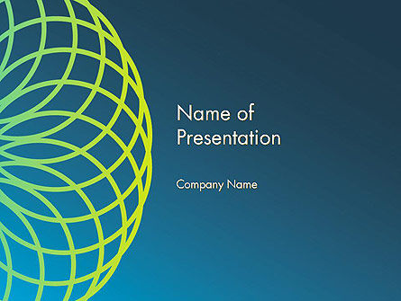 Net Cirkels PowerPoint Template, PowerPoint-sjabloon, 13360, Abstract/Textuur — PoweredTemplate.com