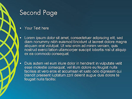 Modello PowerPoint - Cerchi net, Slide 2, 13360, Astratto/Texture — PoweredTemplate.com