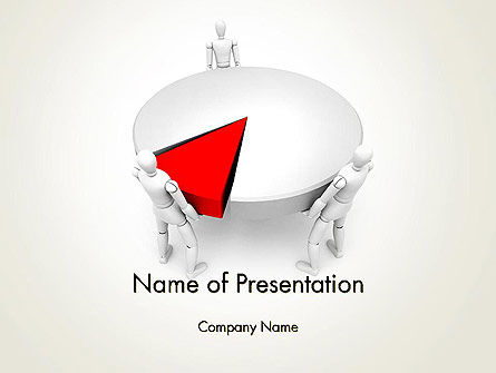 Zaken Zaken Aandeel PowerPoint Template, 13372, 3D — PoweredTemplate.com