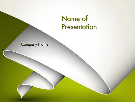 Modelo do PowerPoint - fluttering banner resumo, Grátis Modelo do PowerPoint, 13395, Abstrato/Texturas — PoweredTemplate.com