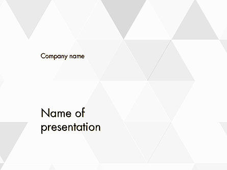 Subtiele Driehoeken PowerPoint Template, Gratis PowerPoint-sjabloon, 13412, Abstract/Textuur — PoweredTemplate.com