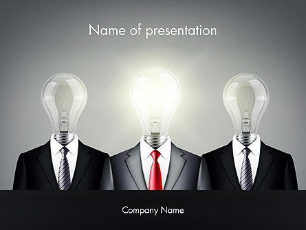 Turning Ideas PowerPoint Template, Free PowerPoint Template, 13417, Business Concepts — PoweredTemplate.com