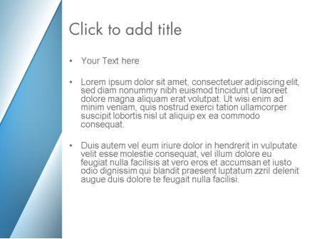 Plantilla de PowerPoint - fondo abstracto con capas azules, Diapositiva 3, 13422, Abstracto / Texturas — PoweredTemplate.com