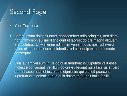 Modello PowerPoint - Astratto con strati di blu, Slide 2, 13422, Astratto/Texture — PoweredTemplate.com
