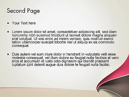 Modello PowerPoint - Forma astratta ventilatore, Slide 2, 13439, Astratto/Texture — PoweredTemplate.com