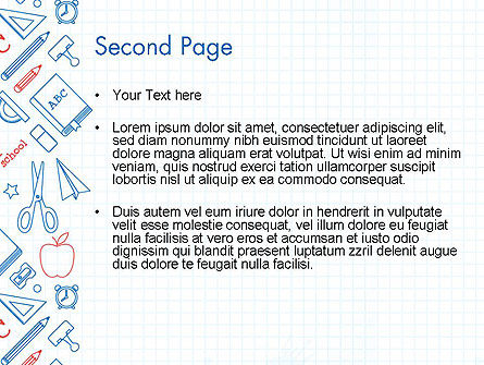 Modello PowerPoint - Scuola sfondo, Slide 2, 13450, Education & Training — PoweredTemplate.com