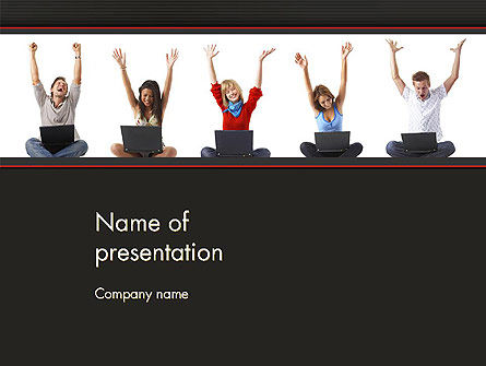 Plantilla de PowerPoint - marcadores sociales, 13456, Profesiones/ Industria — PoweredTemplate.com
