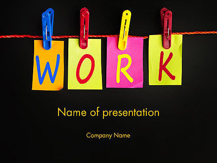 Work Planning PowerPoint Template, Free PowerPoint Template, 13496, Education & Training — PoweredTemplate.com