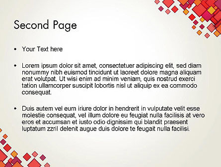 Templat PowerPoint Elemen Kuadrat Warna-warni, Slide 2, 13498, Abstrak/Tekstur — PoweredTemplate.com