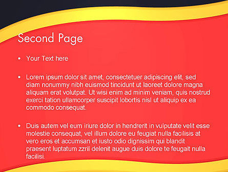 Modello PowerPoint - Onda a righe, Slide 2, 13499, Astratto/Texture — PoweredTemplate.com