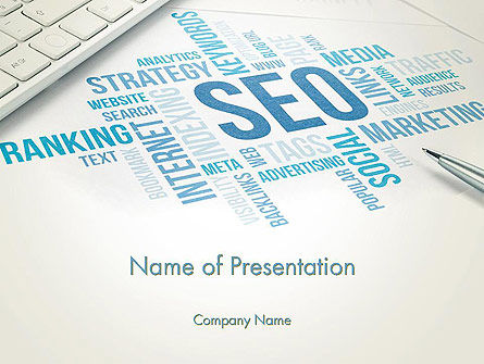 Plantilla de PowerPoint - seo marketing, Gratis Plantilla de PowerPoint, 13500, Profesiones/ Industria — PoweredTemplate.com