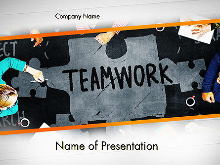 Working Together Business People PowerPoint Template, 13513, People — PoweredTemplate.com