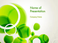 Green Circles Abstract PowerPoint Template, Backgrounds | 13534 ...