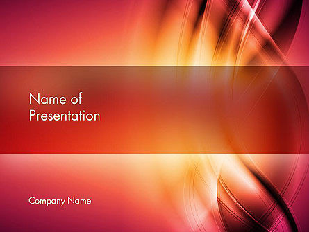 Plantilla de PowerPoint - resumen ondulado, Gratis Plantilla de PowerPoint, 13540, Abstracto / Texturas — PoweredTemplate.com