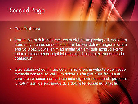 Plantilla de PowerPoint - resumen ondulado, Diapositiva 2, 13540, Abstracto / Texturas — PoweredTemplate.com