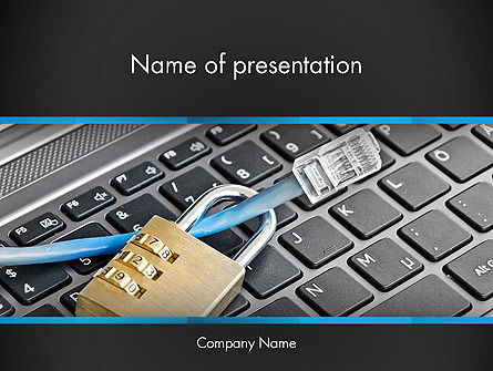 Local Network Security PowerPoint Template, 13562, Careers/Industry — PoweredTemplate.com