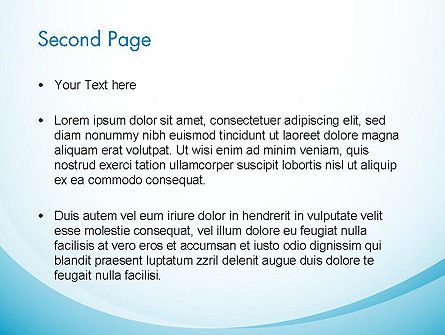 Plantilla de PowerPoint - aqua tema resumen, Diapositiva 2, 13565, Abstracto / Texturas — PoweredTemplate.com