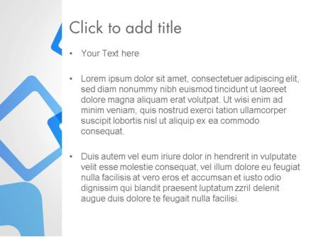Modello PowerPoint - Strutture blu astratto, Slide 3, 13585, Astratto/Texture — PoweredTemplate.com