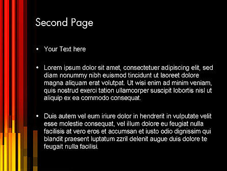 Plantilla de PowerPoint - resumen cuerdas verticales, Diapositiva 2, 13589, Abstracto / Texturas — PoweredTemplate.com