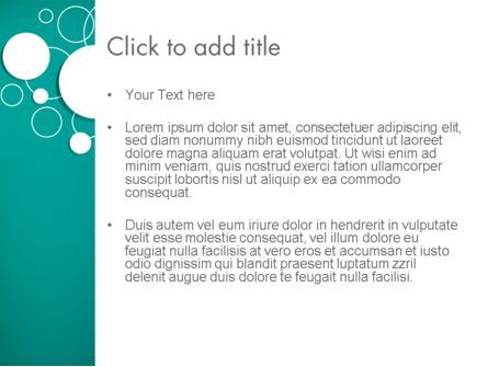 Modello PowerPoint - Circoli taglio carta astratta, Slide 3, 13608, Astratto/Texture — PoweredTemplate.com