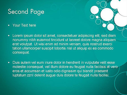 Modello PowerPoint - Circoli taglio carta astratta, Slide 2, 13608, Astratto/Texture — PoweredTemplate.com