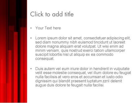抽象的な垂直の赤い文字列 - PowerPointテンプレート, スライド 3, 13609, 抽象／テクスチャ — PoweredTemplate.com