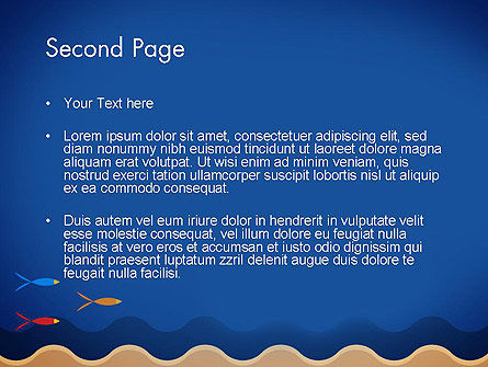 Gelbes u-boot PowerPoint Vorlage, Folie 2, 13610, Natur & Umwelt — PoweredTemplate.com