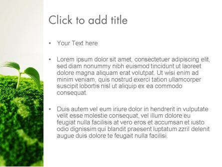 Modelo do PowerPoint - jovem tiro verde terra, Deslizar 3, 13612, Natureza e Ambiente — PoweredTemplate.com