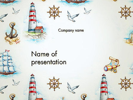 海洋背景PowerPoint模板, PowerPoint模板, 13618, 职业/行业 — PoweredTemplate.com