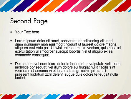 Modèle PowerPoint de résumé du cadre de style de timbre, Diapositive 2, 13634, Abstrait / Textures — PoweredTemplate.com