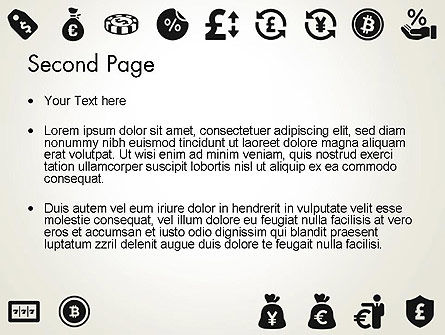 Modello PowerPoint - Design piatto finanziare le icone, Slide 2, 13647, Finanza/Contabilità — PoweredTemplate.com