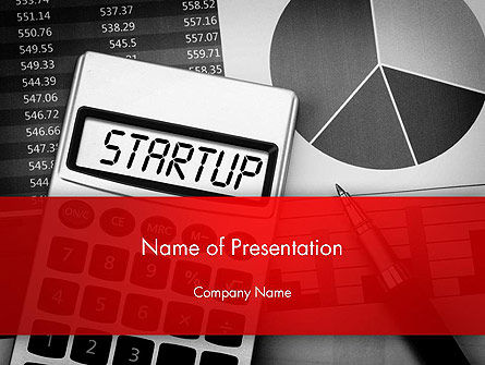 Modello PowerPoint - Calcolatrice startup, Gratis Modello PowerPoint, 13651, Finanza/Contabilità — PoweredTemplate.com