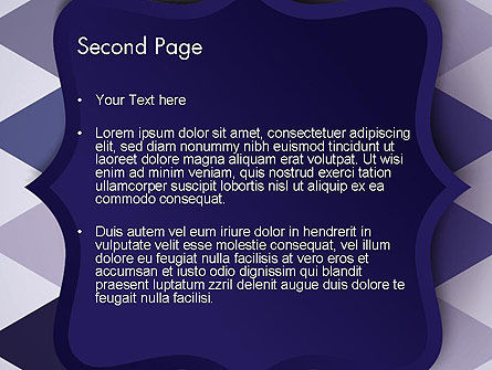 Dark Blue Polygonal PowerPoint Template, Slide 2, 13666, Abstract/Textures — PoweredTemplate.com