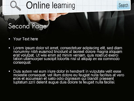 파워포인트 템플릿 - 온라인 개인 교습, 슬라이드 2, 13687, Education & Training — PoweredTemplate.com