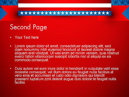 Modèle PowerPoint de l'indépendance américaine, Diapositive 2, 13698, USA — PoweredTemplate.com