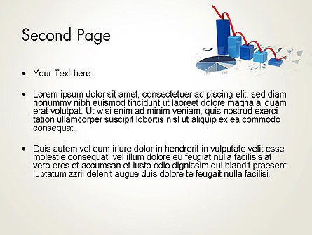 Templat PowerPoint Grafik Resesi, Slide 2, 13701, Finansial/Akuntansi — PoweredTemplate.com