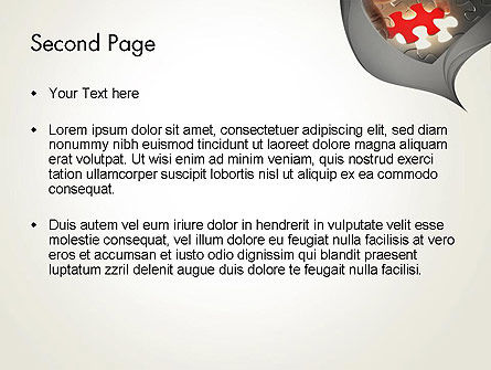 Modello PowerPoint - Pezzo mancante, Slide 2, 13707, Concetti del Lavoro — PoweredTemplate.com