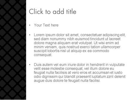 Schwarz und grau diagonal abstrakt PowerPoint Vorlage, Folie 3, 13715, Abstrakt/Texturen — PoweredTemplate.com