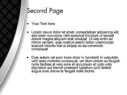 Templat PowerPoint Abstrak Diagonal Hitam Dan Abu-abu, Slide 2, 13715, Abstrak/Tekstur — PoweredTemplate.com
