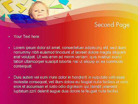 Templat PowerPoint Anak Laki-laki Dengan Teka-teki Tangram, Slide 2, 13733, Education & Training — PoweredTemplate.com