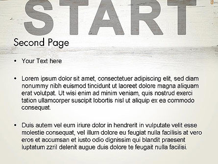Start PowerPoint Template, Slide 2, 13754, Business Concepts — PoweredTemplate.com