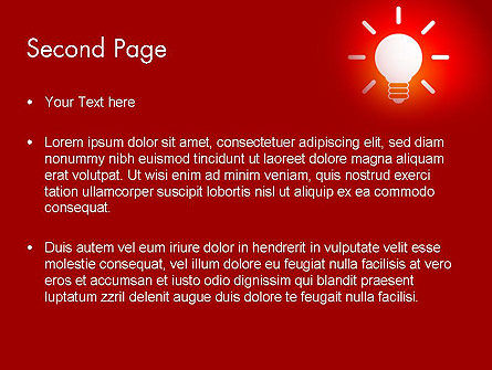 Modello PowerPoint - Buona idea creativa, Slide 2, 13759, Concetti del Lavoro — PoweredTemplate.com