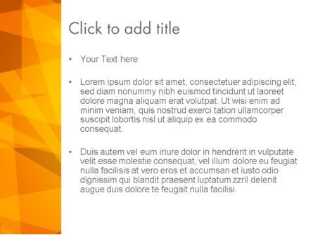Plantilla de PowerPoint - resumen de fondo soleado, Diapositiva 3, 13767, Abstracto / Texturas — PoweredTemplate.com