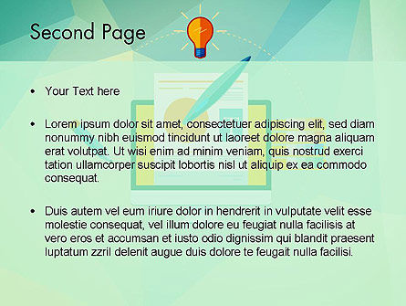 Document Design PowerPoint Template, Slide 2, 13772, Careers/Industry — PoweredTemplate.com