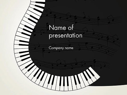 Plantilla de PowerPoint - guitarra y piano, Gratis Plantilla de PowerPoint, 13778, Art & Entertainment — PoweredTemplate.com