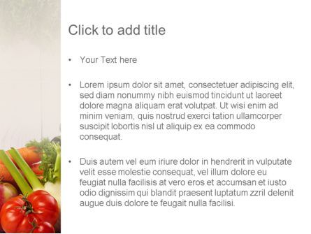 Fruits and Vegetables PowerPoint Template, Slide 3, 13782, Agriculture — PoweredTemplate.com