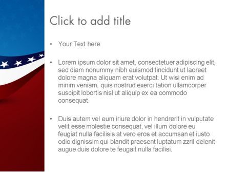 USA Patriotic Themed PowerPoint Template, Slide 3, 13784, America — PoweredTemplate.com