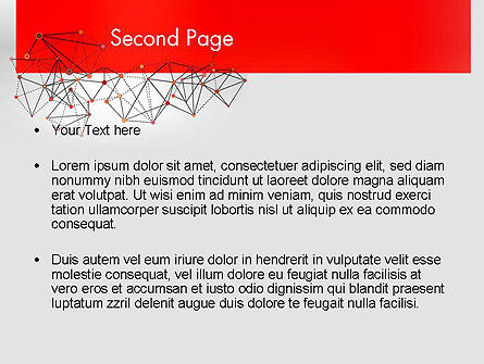 Templat PowerPoint Koneksi Poligonal, Slide 2, 13802, Bisnis — PoweredTemplate.com